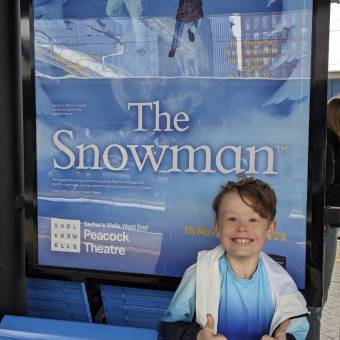 Oliver Benson-The Snowman 2023 and another West end show in 2024