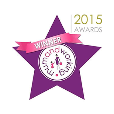 WINNER! Mum and Working Awards 2015-Best Childrens Business 2015 