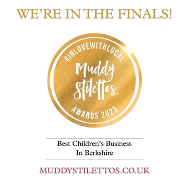 FINALIST! Best Children's Business in Berkshire-Muddy Stiletto Awards 2023!